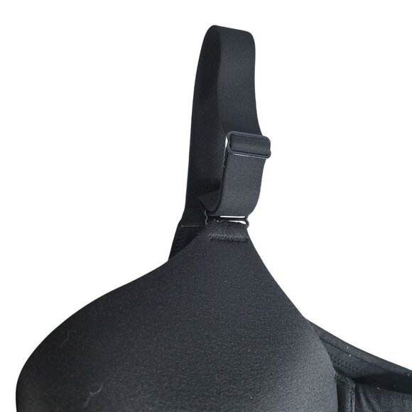 Cacique Boost Plunge Bra Black 40D Underwire Adjustable Strap Seamless Cup Mold - Picture 4 of 9